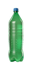 zielona butelka z napojem w ręku