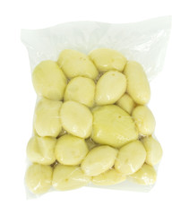 Vacuum sealed potatoes
