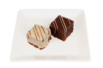 Chocolate cake cube