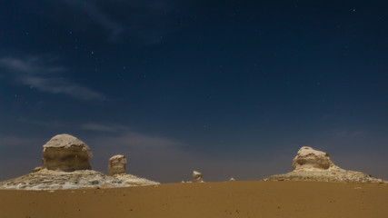 The White Desert at Farafra in the Sahara of Egypt. © marabelo