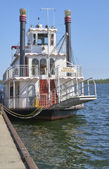 docked boat