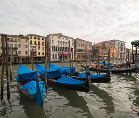Fototapeta na wymiar Venice Gondolas