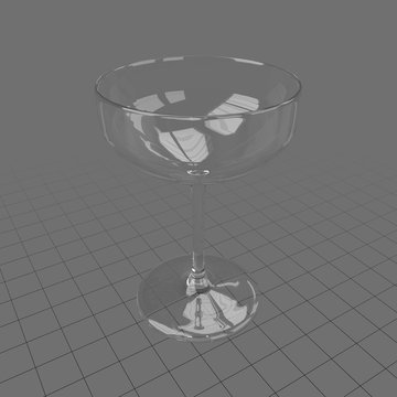 Coupe cocktail glass