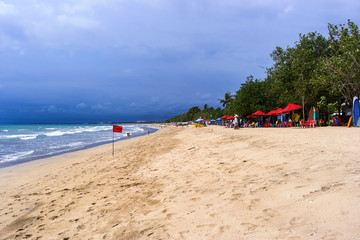 Fototapeta premium Kuta beach view, Bali island, Indonesia