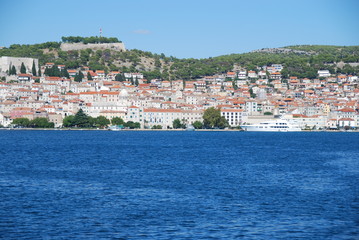 Fototapeta na wymiar Fähre Adria Kroatien Küste