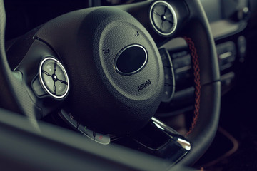 Car rudder close-up © Visual Content