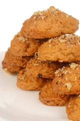 Homemade cookies with walnuts