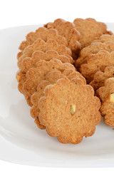 Homemade cookies with walnuts