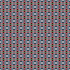 Ethnic pattern in the style of African tribes, Australian aborigines, American Indians. Seamless background for print on fabric