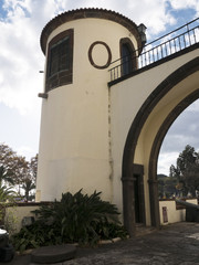 Fototapeta premium Fortress, museum and concert Venue on the waterfront in Funchal Portugal