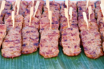 pork roast on street food