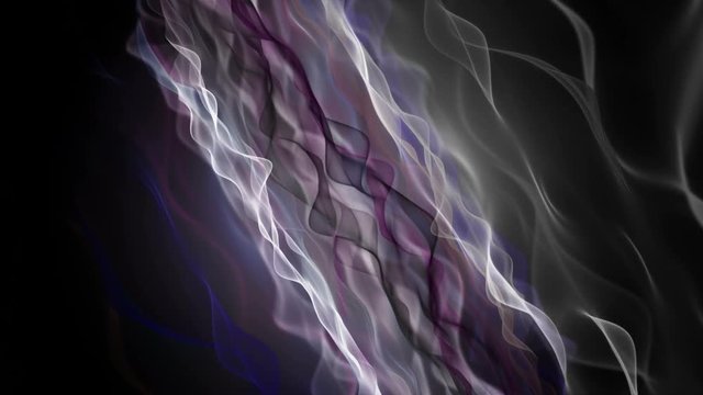 Romantic animation with wave object in slow motion, 4096x2304 loop 4K