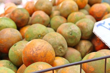 orange fruit at street food