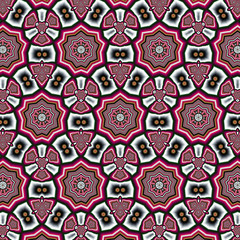 Abstract fractal geometric background computer-generated image