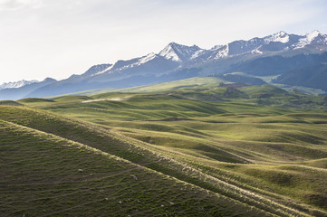Landscape of Kalajun grassland, Xinjiang