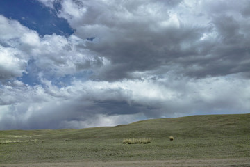Scenery of Bayanbulak grassland, Xinjiang of China