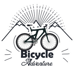 bicycle adventure seal icon