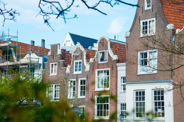 Beautiful World famous Begijnhof - Beguinage in Amsterdam, Netherlands.