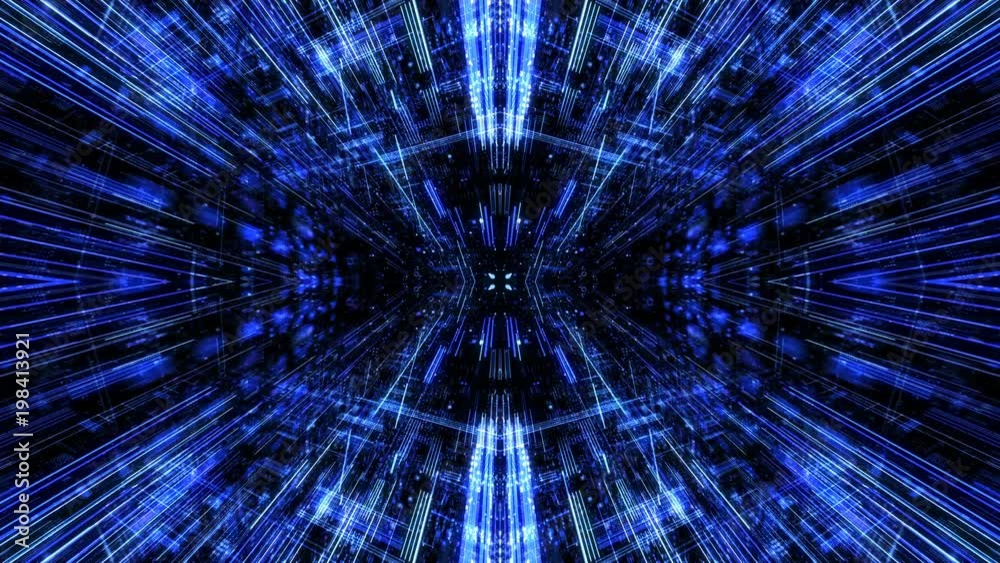Poster abstract technology pattern with connecting lines and dots. digital scientific, matrix particles gri
