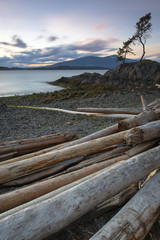 Fototapeta na wymiar Bowen Island British Columbia Canada lighthouse and scenic beaches