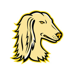 Saluki or Persian Greyhound Mascot