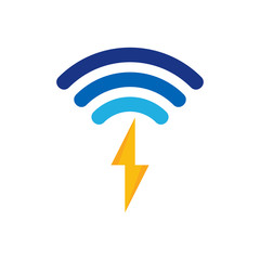 Wifi Energy Logo Icon Design