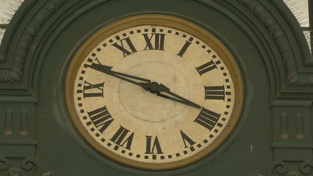 Close up of a clock