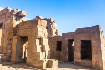 Temple of kom Ombo, located in Aswan, Egypt.