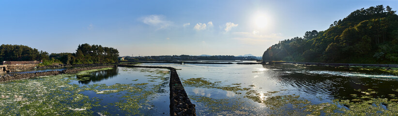 Obraz premium Landscape of Jeju Olle cours No. 2