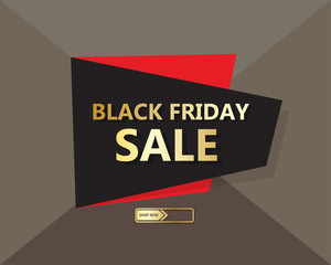 Black friday sale template banner. Vector illustration design. EPS10