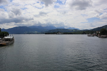 Summer Lake Austria Vacaion Travel Landscape