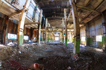 Destroyed industry of the Soviet Union