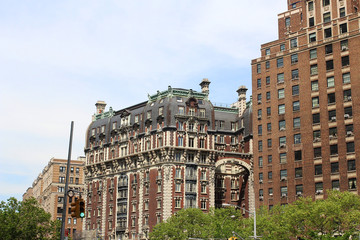 Fototapeta na wymiar New York traditional architecture