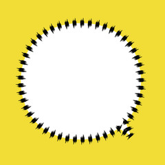 American comic style speech balloon