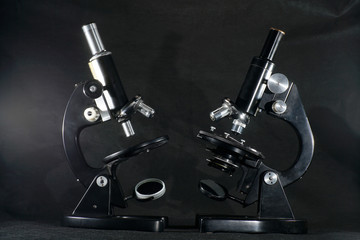 Old microscope in top quality fully functional
