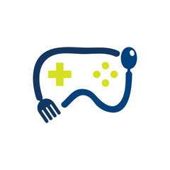 Game Food Logo Icon Design
