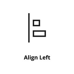 Align Left Line Icon