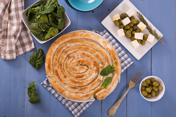 Greek spinach pie.  © Mi.Ti.