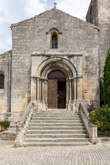 Fototapeta na wymiar Saint Vincent Church, Medieval village of Les Baux de Provence, Bouches du Rhone, Provence , France