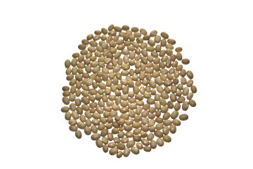 Obraz premium beans isolated on white background