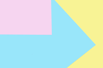 Obraz premium yellow and cyan, pink colorful pastel paper background.