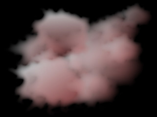 vector abstract background, pink cloud..