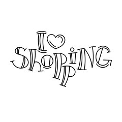 Hand drawn modern image with hand-lettering and decoration elements. Inspirational quote. Illustration for prints on t-shirts and bags, posters, cards.