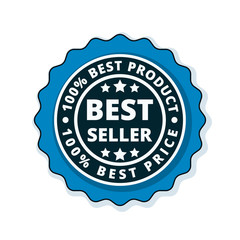 Best Seller label illustration