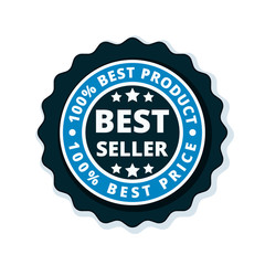 Best Seller label illustration