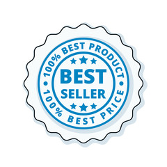 Best Seller label illustration
