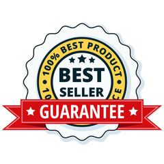 Best Seller label illustration