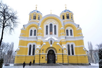 Fototapeta na wymiar キエフの正教会