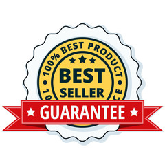 Best Seller label illustration