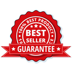 Best Seller label illustration